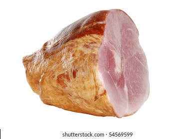 Isolated Smoked Ham