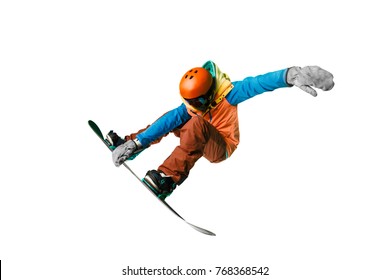 Изолированные фото сноубординга