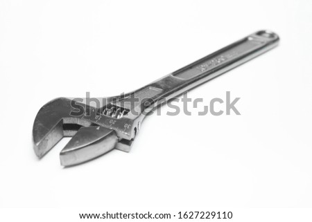 Isolated of spanner on white background