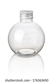 isolated spherical bottle