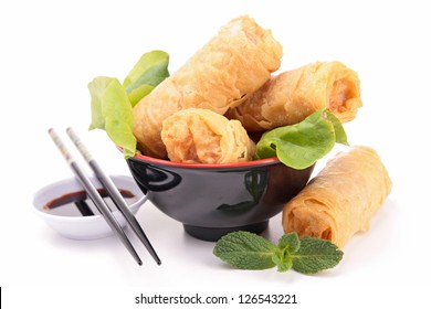 Isolated Spring Roll