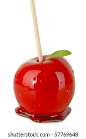 Isolated Toffee Apple