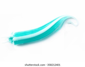 Isolated Toothpaste Sample