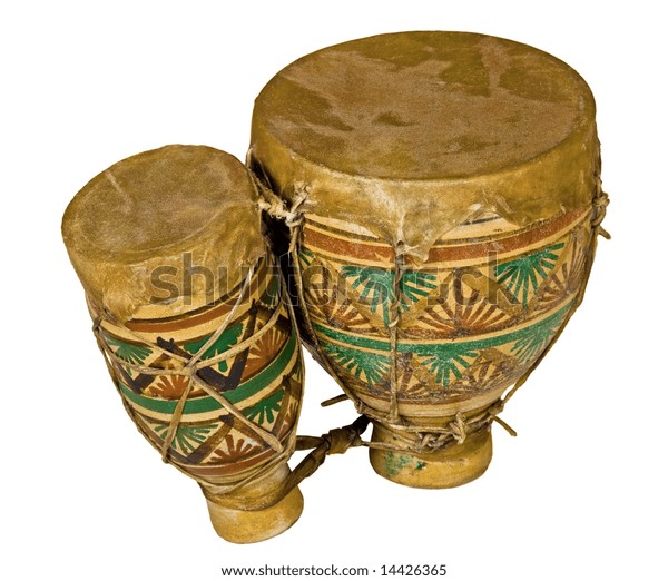 Isolated Traditional Painted African Bongo Stock Photo Edit Now 14426365