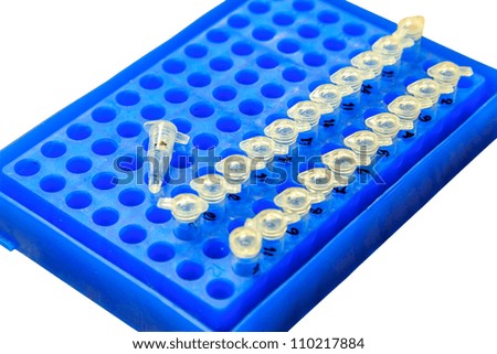 Isolated Tray Of Sampling Tube For Lab Equipment