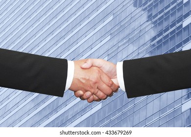 Isolated Two Business Man Shakehand