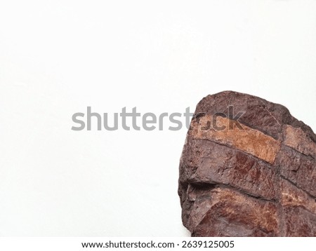 isolated white red limestone chert, is an ocean floor rock that contains radiolarian fossils
