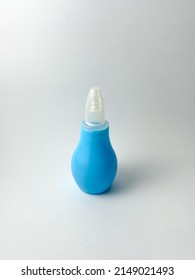 Isolated White Snot Suction Device For Babies