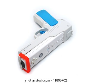 Isolated White Wireless Video Game Gun Stock Photo 41806702 | Shutterstock