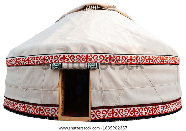 Isolated Yurt Ancient Dwelling Nomad Traditional Stock Photo 1835902357 ...