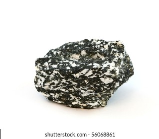 An Isolatesd Sample Of The Igneous Rock Diorite