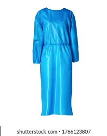 Isolation Gown Disposable Surgical Gown For Surgery Pe Surgical Gown Blue