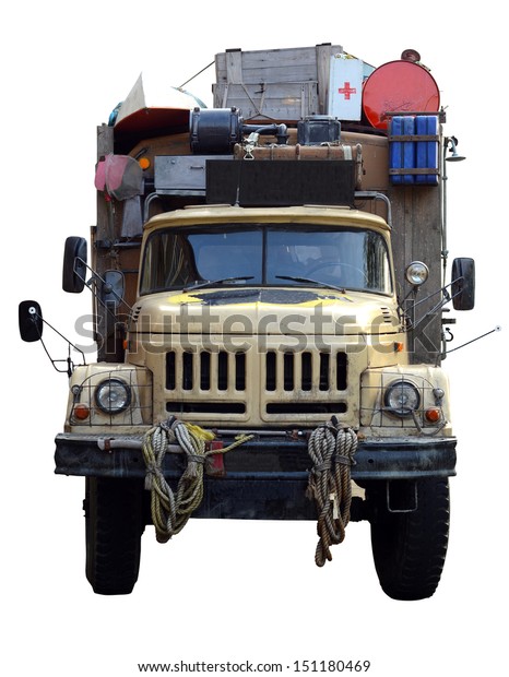 Isolation Of A\
Vintage Desert Expedition\
Truck