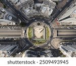 Israel. Ashdod. Yigal Alon Square, aerial photo