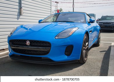 Israel Tel Aviv - 19 September , 2019 Beautiful Jaguar F Type