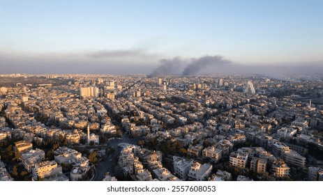 
Israeli airstrikes on Damascus. The fall of Bashar al-Assad's regime.