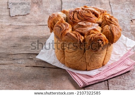 Israeli breakfast - traditional Yemenite Jewish bread - Kubaneh