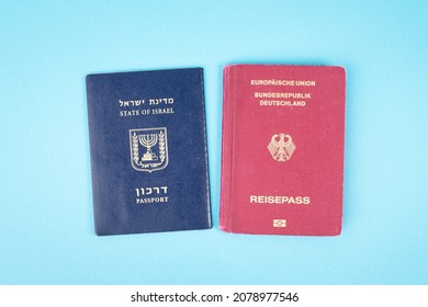 Israeli And German Passport, Travel Documents, Id Card