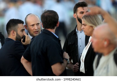 Israeli Prime Minister Nafatali Bennett During A Graduation Ceremony Of Israeli Air Force Pilots At The Hatzerim Base Near The Southern City Of Beer Sheva, On June 24, 2021.