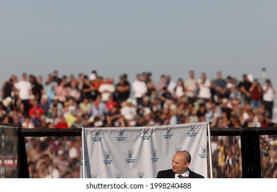 Israeli Prime Minister Nafatali Bennett During A Graduation Ceremony Of Israeli Air Force Pilots At The Hatzerim Base Near The Southern City Of Beer Sheva, On June 24, 2021.