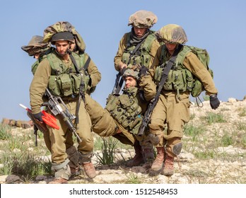 Israeli Soldiers Training, IDF -  Israeli Army Military Combat Training, June, 2018, Israel