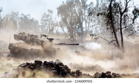 Israeli Tank Firing