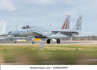 Isreali F-15I On Taxi At RAF Waddington On 4th September 2019.