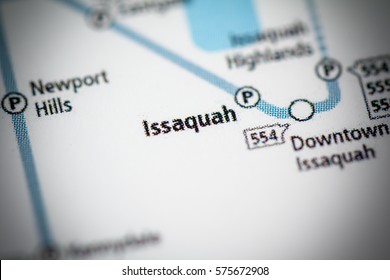 Issaquah Station. Seattle Metro Map.