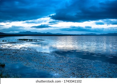 Issyk Kul Lake At Blue Hour