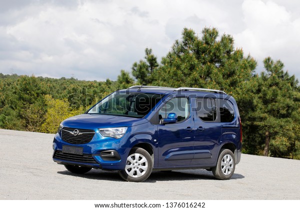 ISTANBUL - APRIL 21, 2019 : The fifth generation
Opel Combo Turbo D. Opel's light commercial vehicle model. Produced
under the roof of PSA
group.