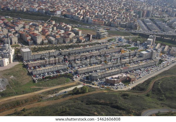 istanbul bagcilar
auto dealers site aerial
view