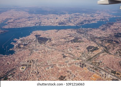 Istanbul And Bosphorus From A Bird's Eye View