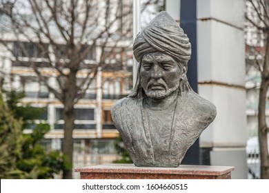 Istanbul, Esenyurt/ Turkey-04.06.2019: Statue Of Bumin Khagan, Founder Of The Turkic Khaganate