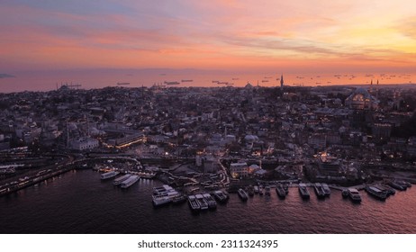 istanbul european side drone view - Shutterstock ID 2311324395