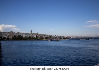 Istanbul Golden Horn View From Subway Station