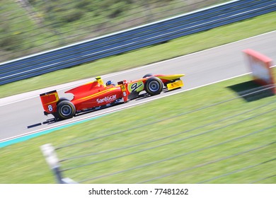 ISTANBUL - MAY 07: Christian Vietoris Drives A Racing Engineering  Team Car During GP2 Series Race 1, Istanbul Park On May 07, 2011 Istanbul, Turkey