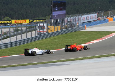 ISTANBUL - MAY 08: Giedo Van Der Garde And Dani Clos During GP2 Series Race 2, Istanbul Park On May 08, 2011 Istanbul, Turkey