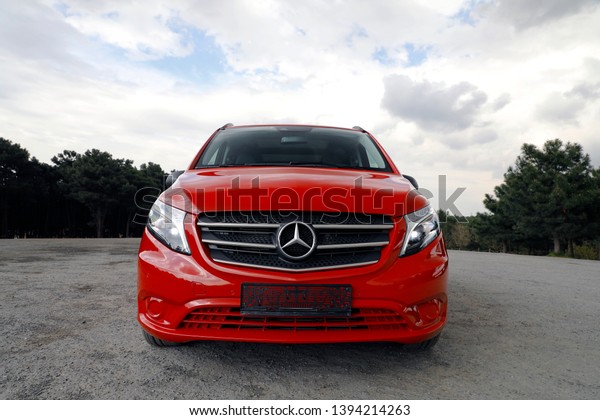 ISTANBUL - MAY 10, 2019 : Mercedes-Benz
Vito Tourer 119 CDI produced by Mercedes Benz, light commercial
vehicle 8+1 passenger as cargo van, pickup
truck.