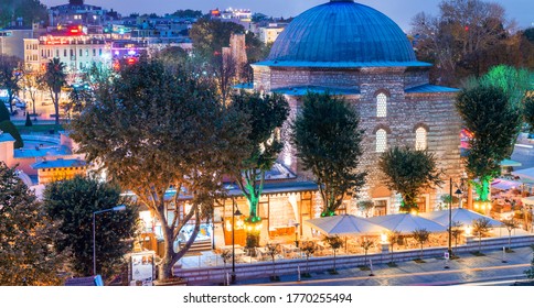 ISTANBUL - OCTOBER 2014: City Skyline At Dusk. Istanbul Hosts More Than 10 Million People Annually.