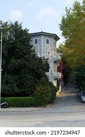 Istanbul Street View In Sariyer District, Turkey.
