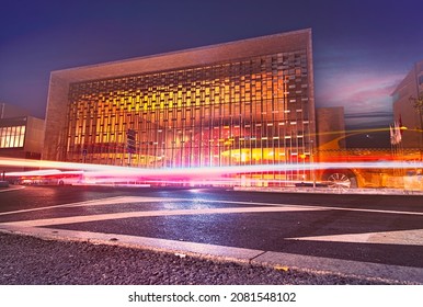 Istanbul Taksim October 29, 2021. Atatürk Cultural Center Opened After A Long Time.