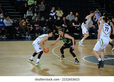 Istanbul, Turkey, 08.03.2022: Darussafaka Basketball Team Vs Tofas Basketball Team During Basketball Champions League At Volkswagen Arena.