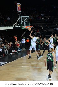 Istanbul, Turkey, 08.03.2022: Darussafaka Basketball Team Vs Tofas Basketball Team During Basketball Champions League At Volkswagen Arena.