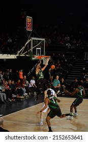 Istanbul, Turkey, 08.03.2022: Darussafaka Basketball Team Vs Tofas Basketball Team During Basketball Champions League At Volkswagen Arena.