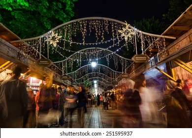 ISTANBUL, TURKEY - APRIL 10: Ramadan Bazaar In Sultanahmet Square