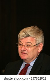 ISTANBUL, TURKEY - APRIL 11: Famous German Politician Joschka Fischer Portrait On April 11, 2008 In Istanbul, Turkey. He Served As Foreign Minister And Vice Chancellor Of Germany From 1998 To 2005.