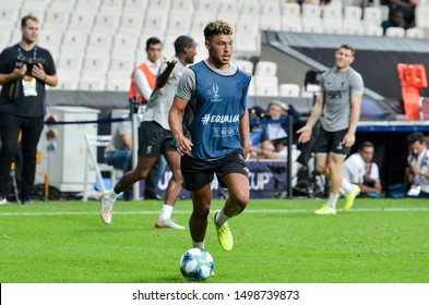 Istanbul, Turkey - August 14, 2019: Alex Oxlade Chamberlain  Before The UEFA Super Cup Finals Match Between Liverpool And Chelsea At Vodafone Park In Vodafone Arena, Turkey