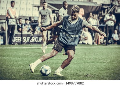 Istanbul, Turkey - August 14, 2019: Alex Oxlade Chamberlain  Before The UEFA Super Cup Finals Match Between Liverpool And Chelsea At Vodafone Park In Vodafone Arena, Turkey