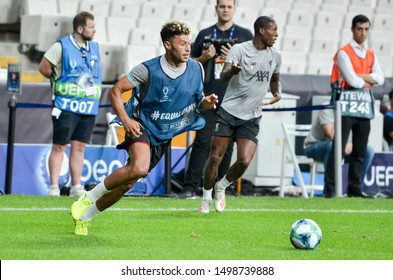 Istanbul, Turkey - August 14, 2019: Alex Oxlade Chamberlain  Before The UEFA Super Cup Finals Match Between Liverpool And Chelsea At Vodafone Park In Vodafone Arena, Turkey