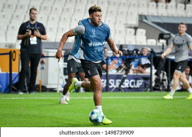 Istanbul, Turkey - August 14, 2019: Alex Oxlade Chamberlain  Before The UEFA Super Cup Finals Match Between Liverpool And Chelsea At Vodafone Park In Vodafone Arena, Turkey